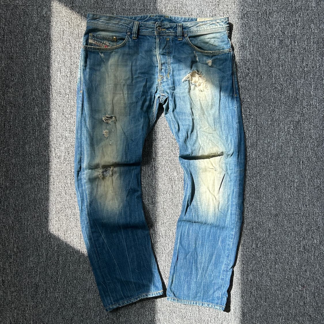 디젤 사파도 워싱 빈티지 데님 팬츠 상품이미지1