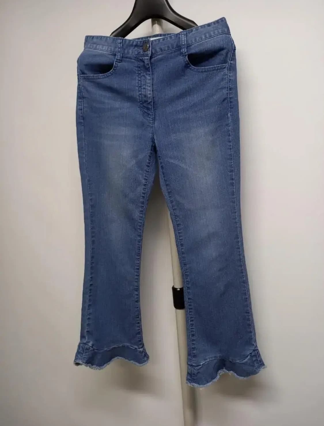 오즈세컨 9부8부 블루진 데님 팬츠 55 상품이미지3