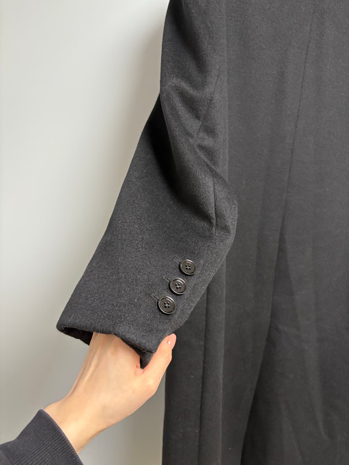 인사일런스우먼 캐시미어 터킹 싱글코트 상품이미지6