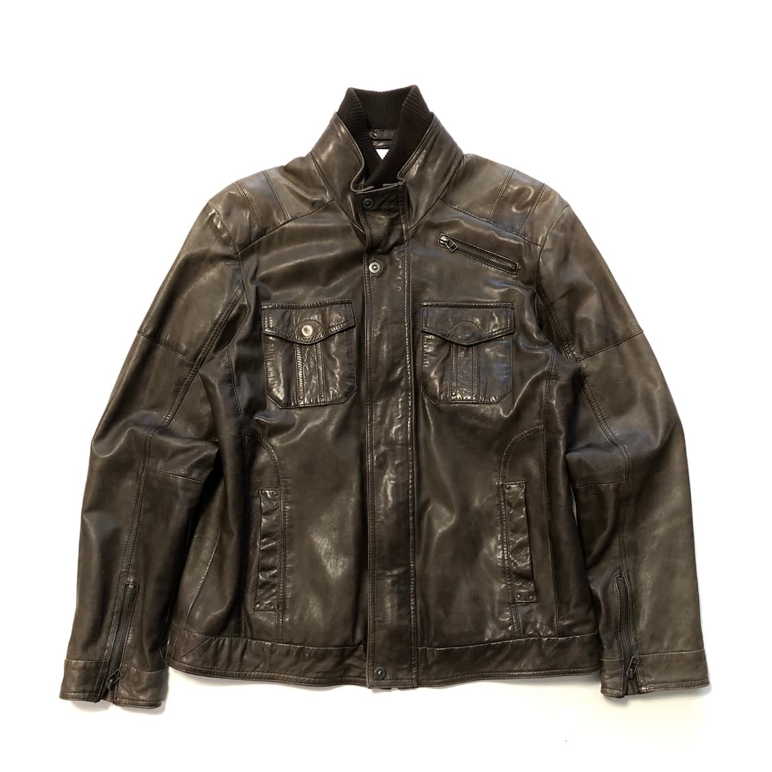 던모어 램스킨 레더자켓  상품이미지1