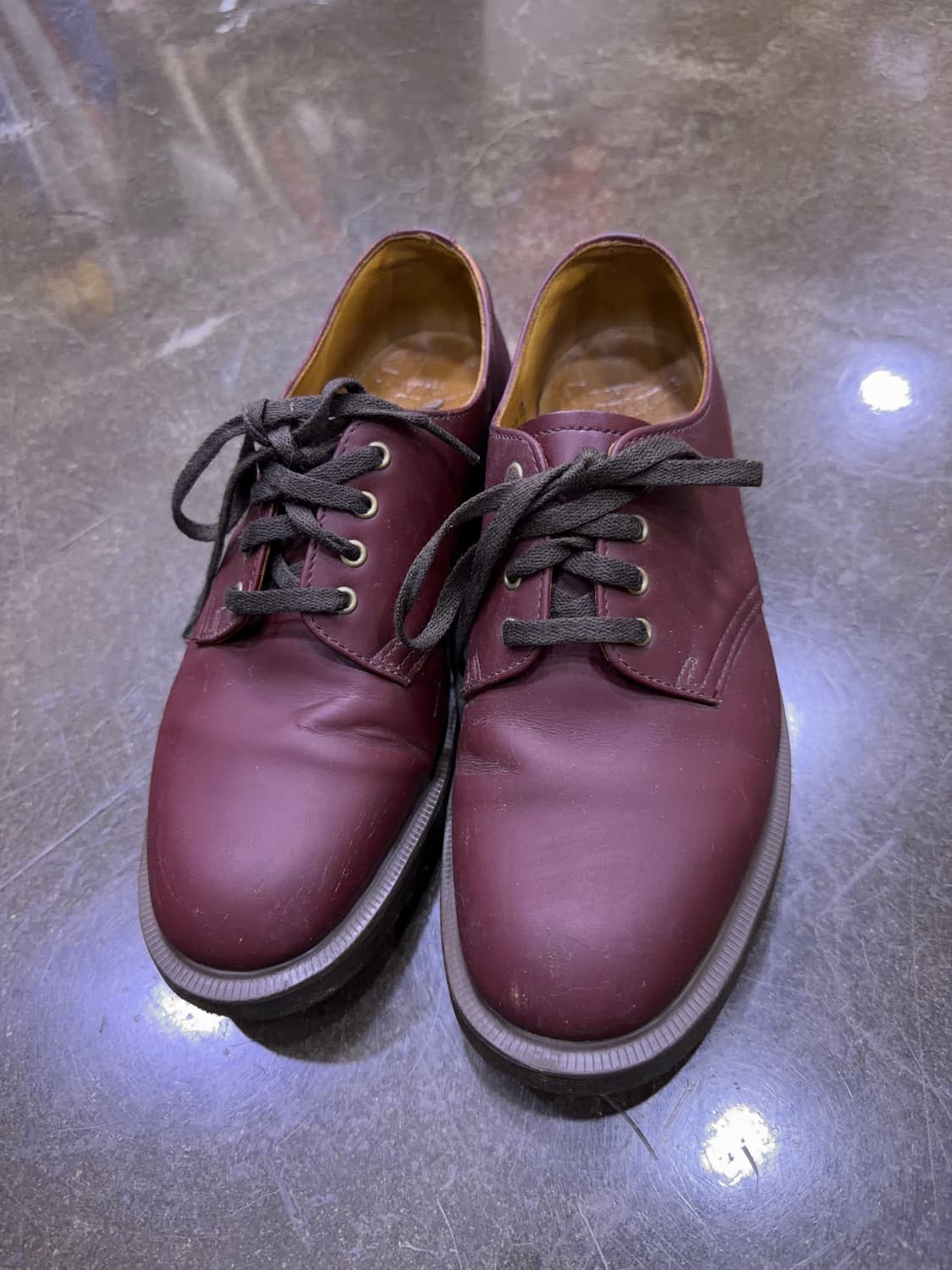 닥터마틴 스미스 더비슈즈 버건디 250 상품이미지2