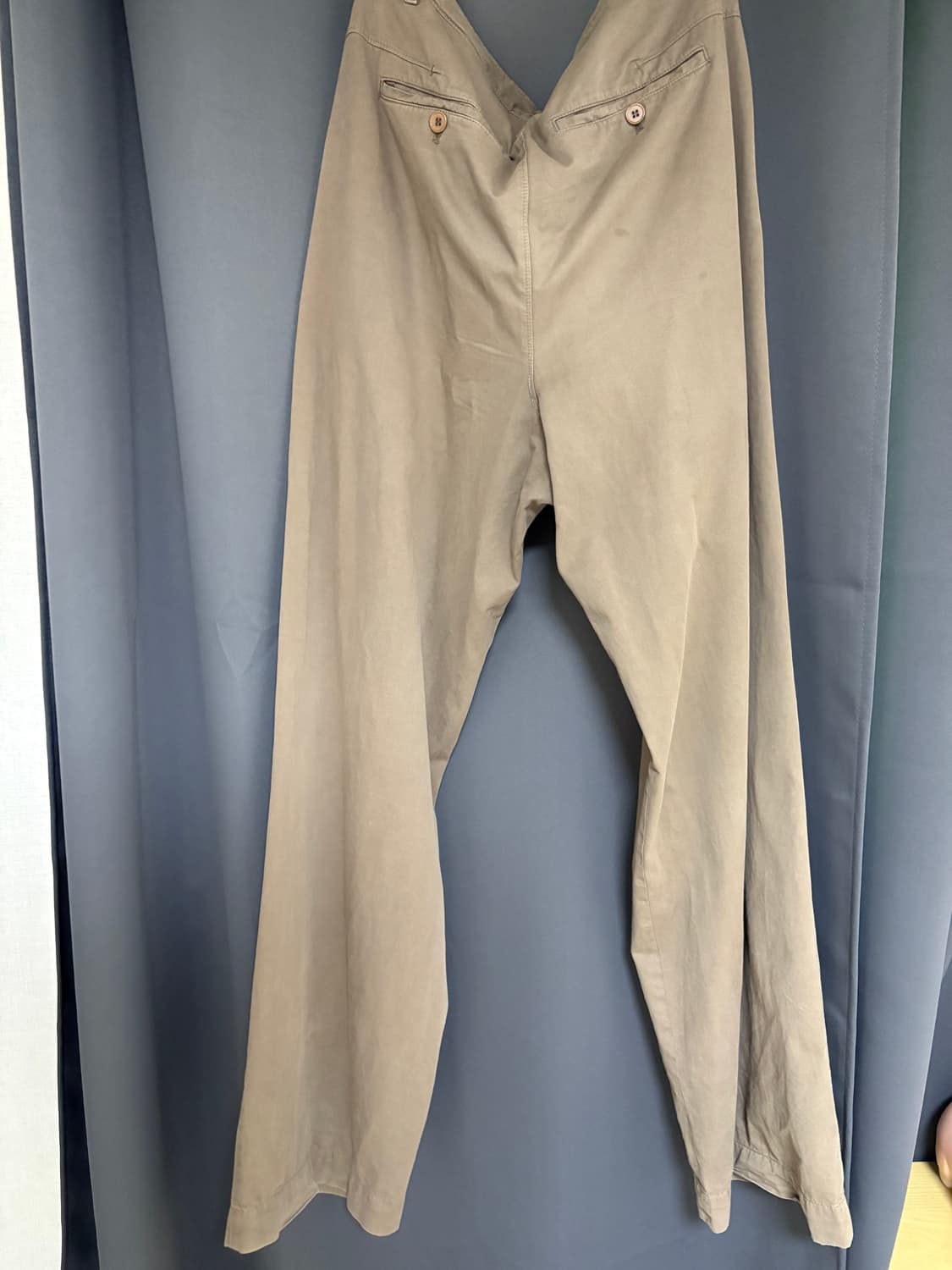 누마레/이이 더블웨이스트팬츠 모카 M 상품이미지2