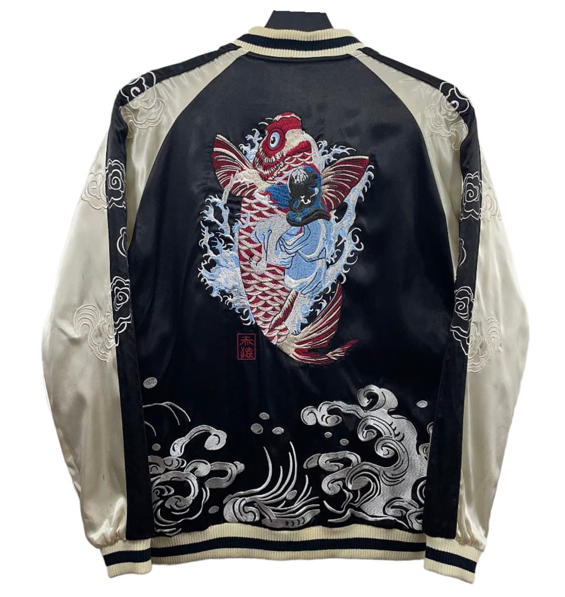 [XL] jpn 리버시블 벨벳 스카잔 상품이미지1