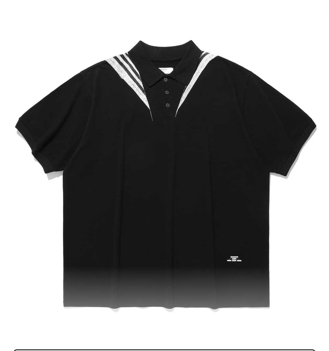 나이스코스트클럽 ffats 세일러 빅 피케 티셔츠 블랙m (새상품) 상품이미지1