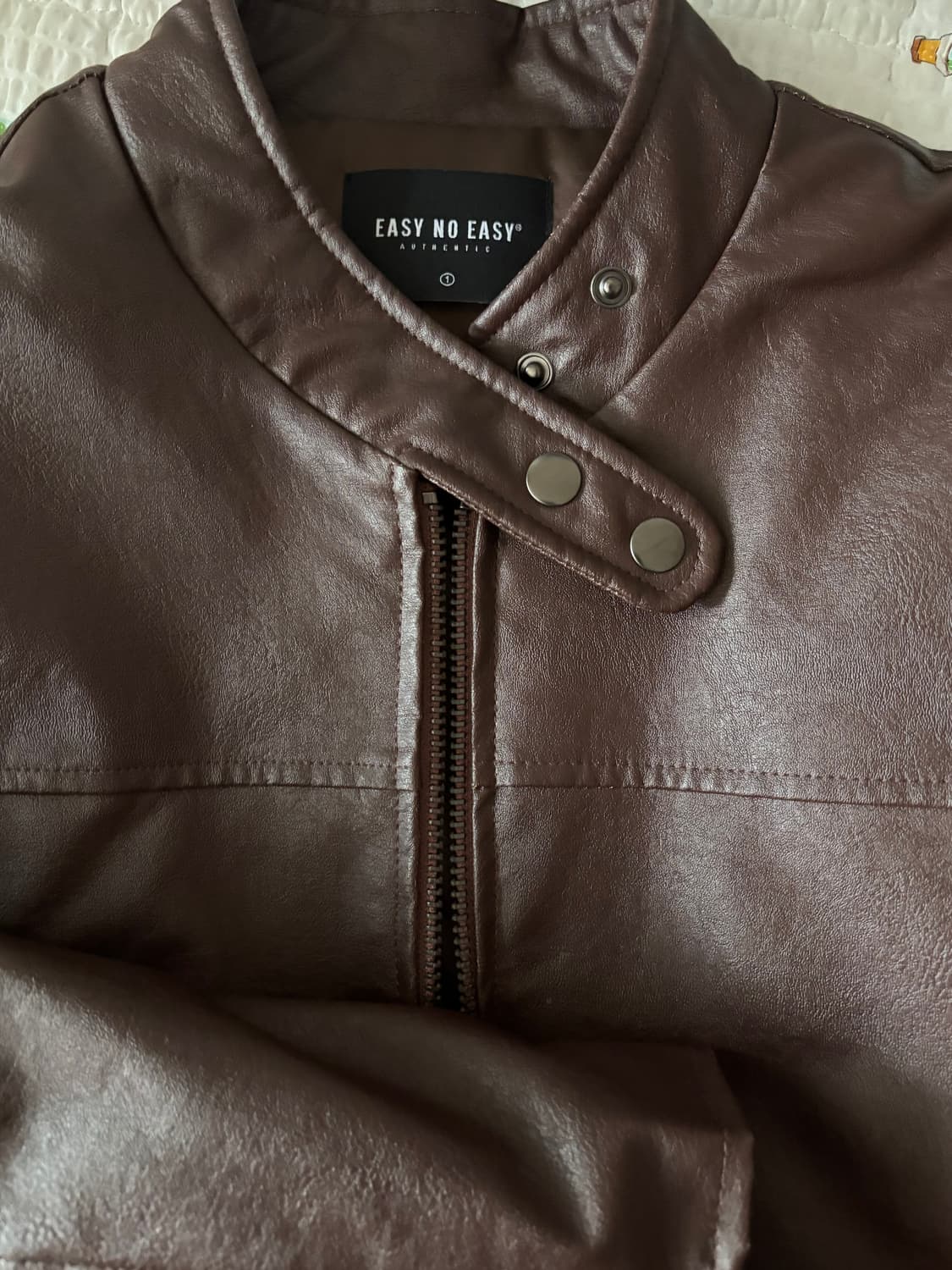 이지노이지 레더 바이커 자켓 [1사이즈] 상품이미지7