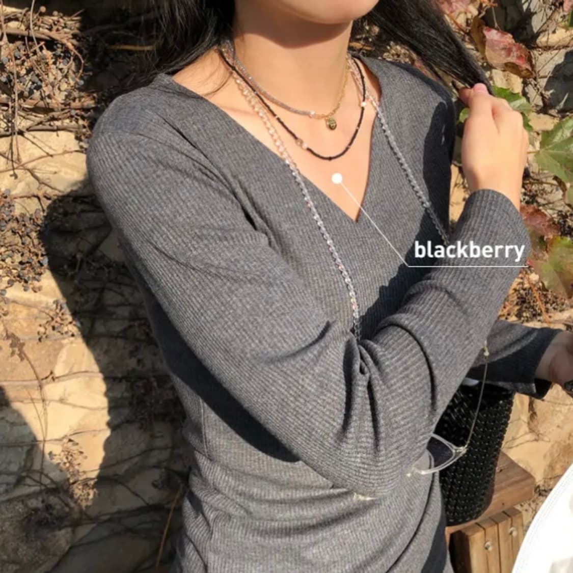 오즈앤엔즈 비즈목걸이 berry beads necklace 상품이미지2