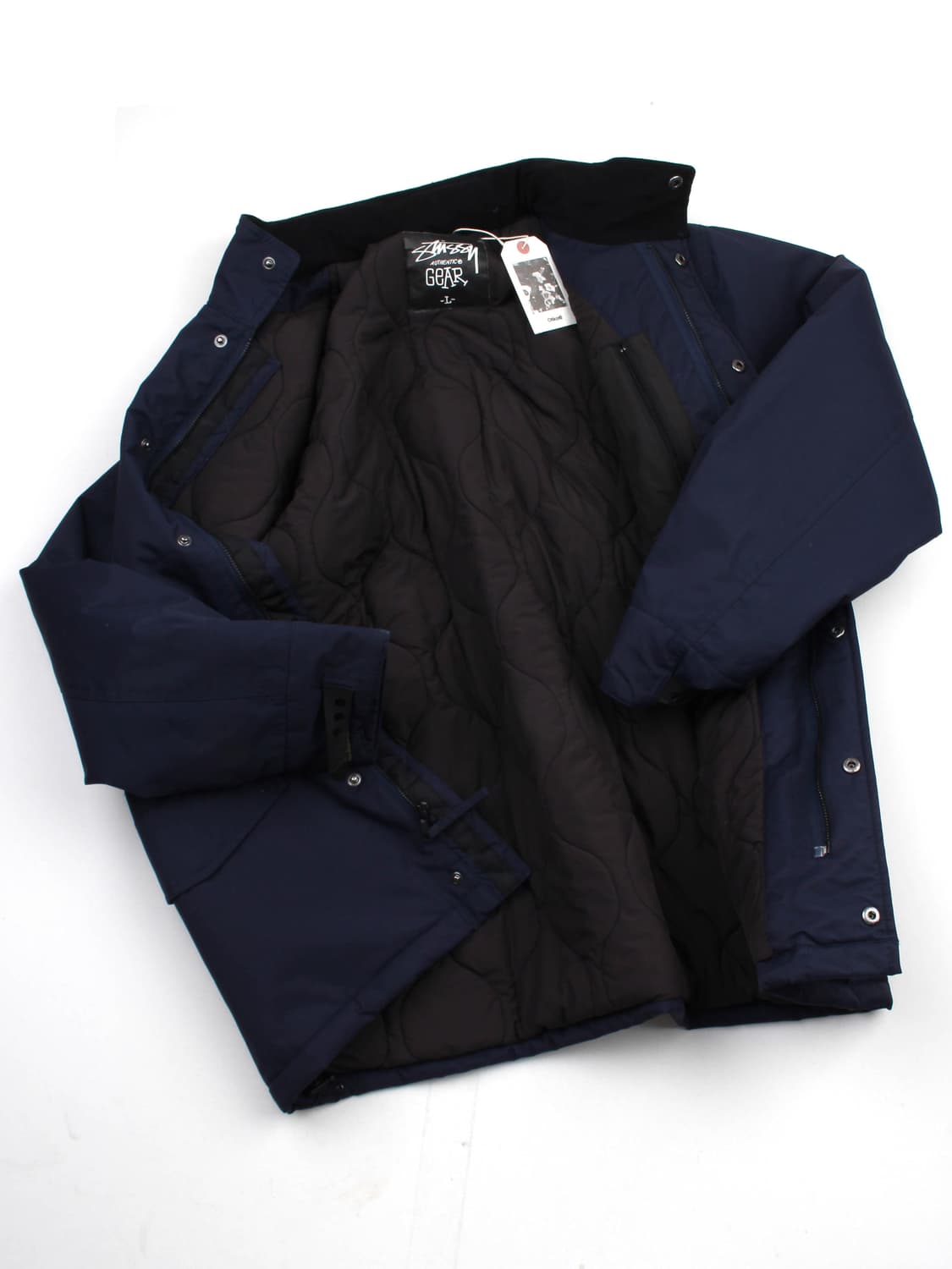 00s STUSSY AUTHENTIC GEAR (L) 상품이미지5