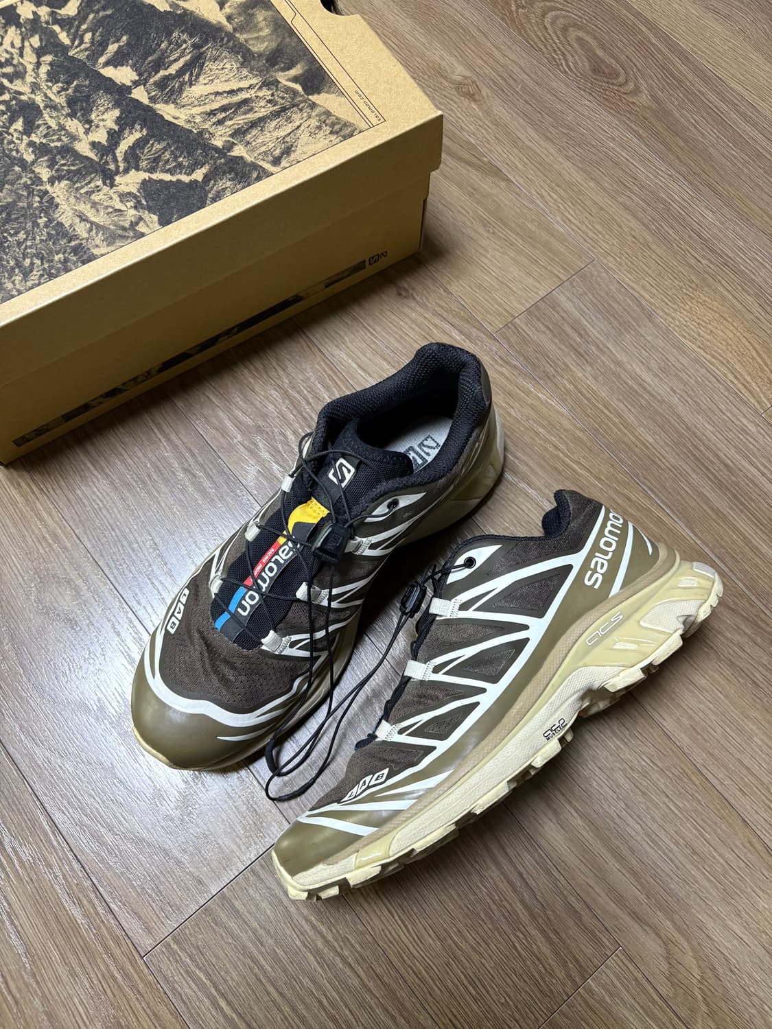 살로몬 XT-6 ADVANCED 렌 캥거루 바닐라 US7.5 상품이미지1