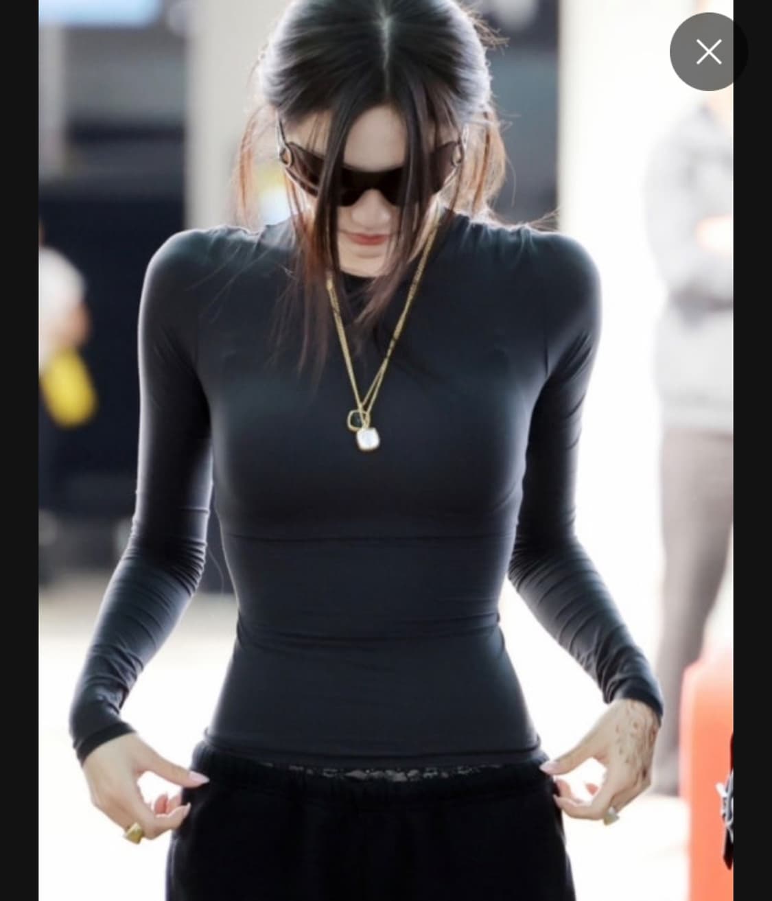 스킴스 LONG SLEEVE T-SHIRT 닝닝탑 상품이미지3