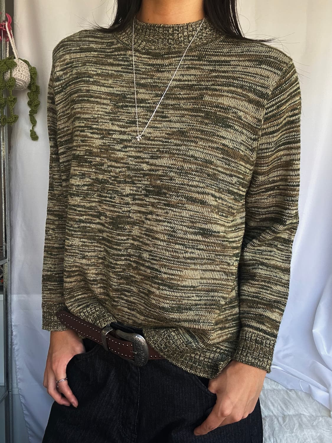 빈티지 패턴 니트 상품이미지2