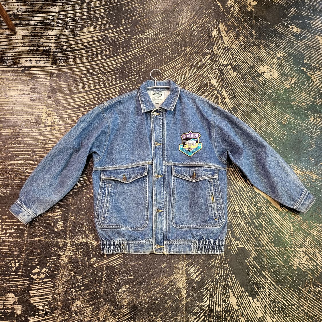 90s BOSSINI 데님 자켓 (L) 상품이미지8