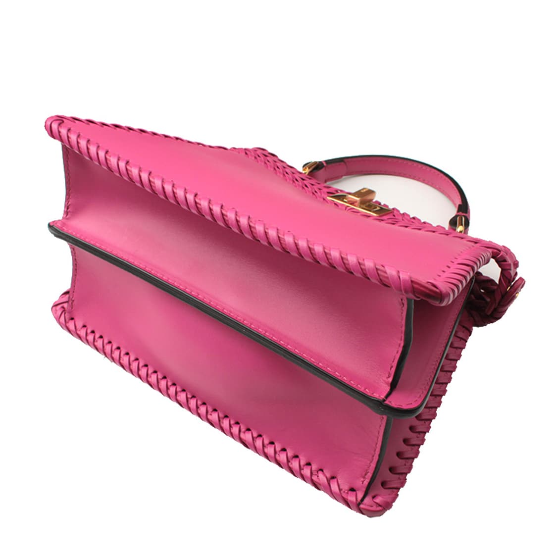 펜디 퍼플 위빙 미니 피카부 금장 토트겸 크로스 상품이미지4