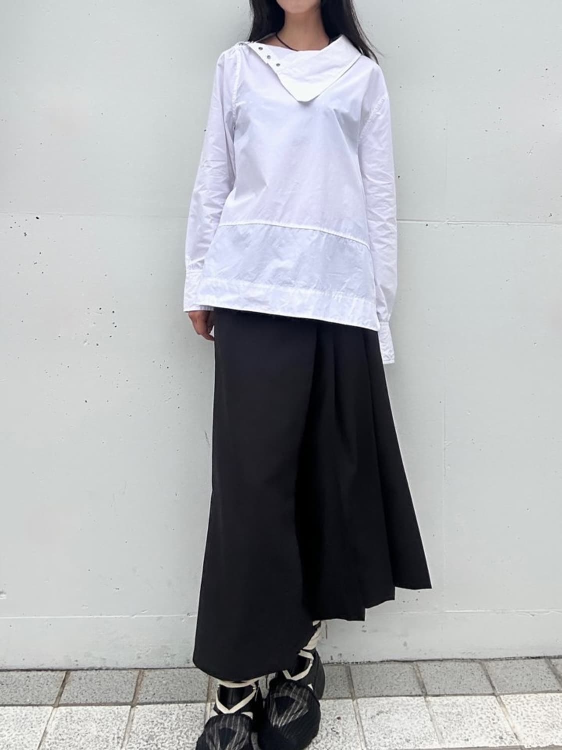 Open chief button shirt / white 상품이미지1