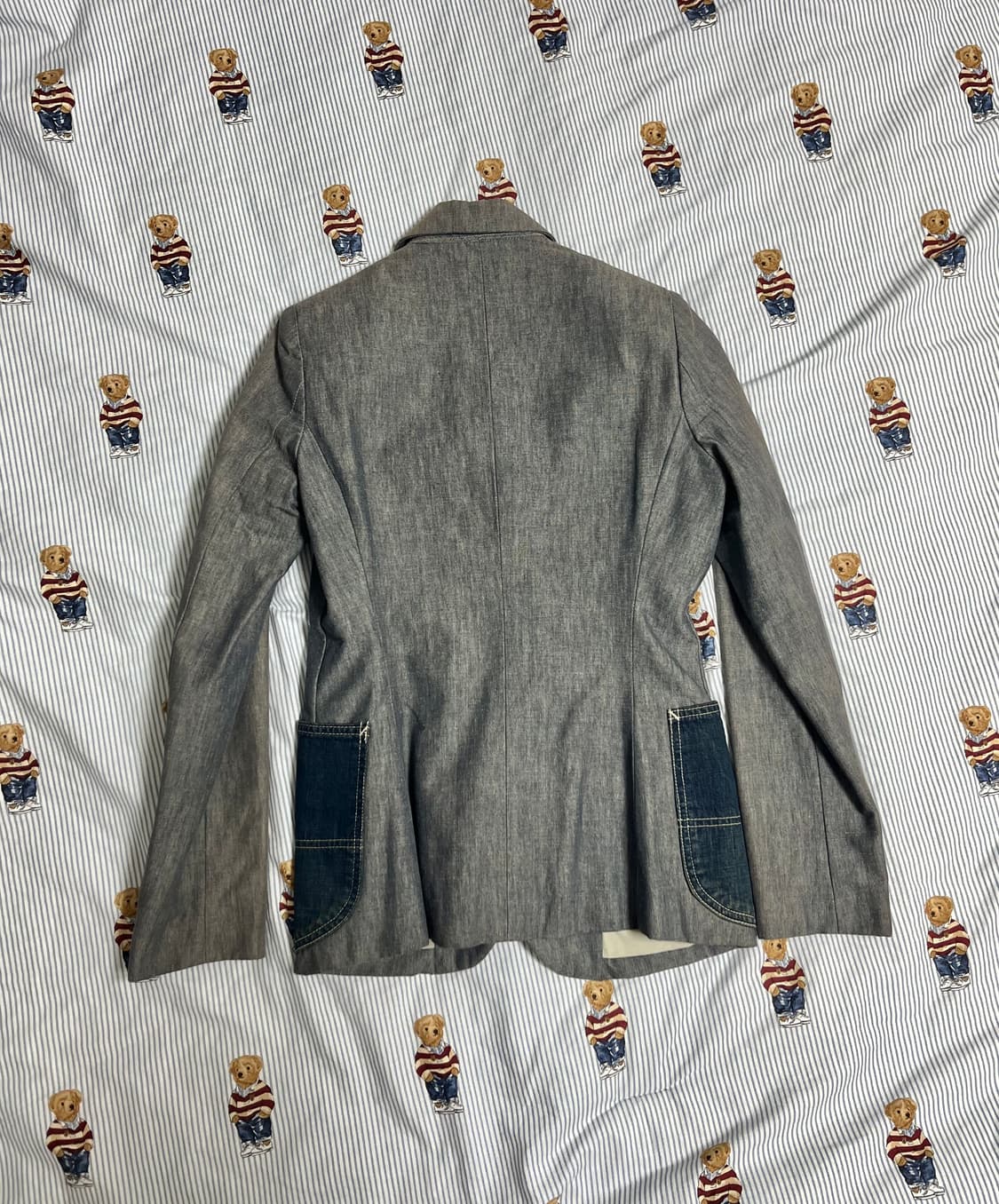 Lee 샴브레이 데님 워크자켓 S 44-55 상품이미지5