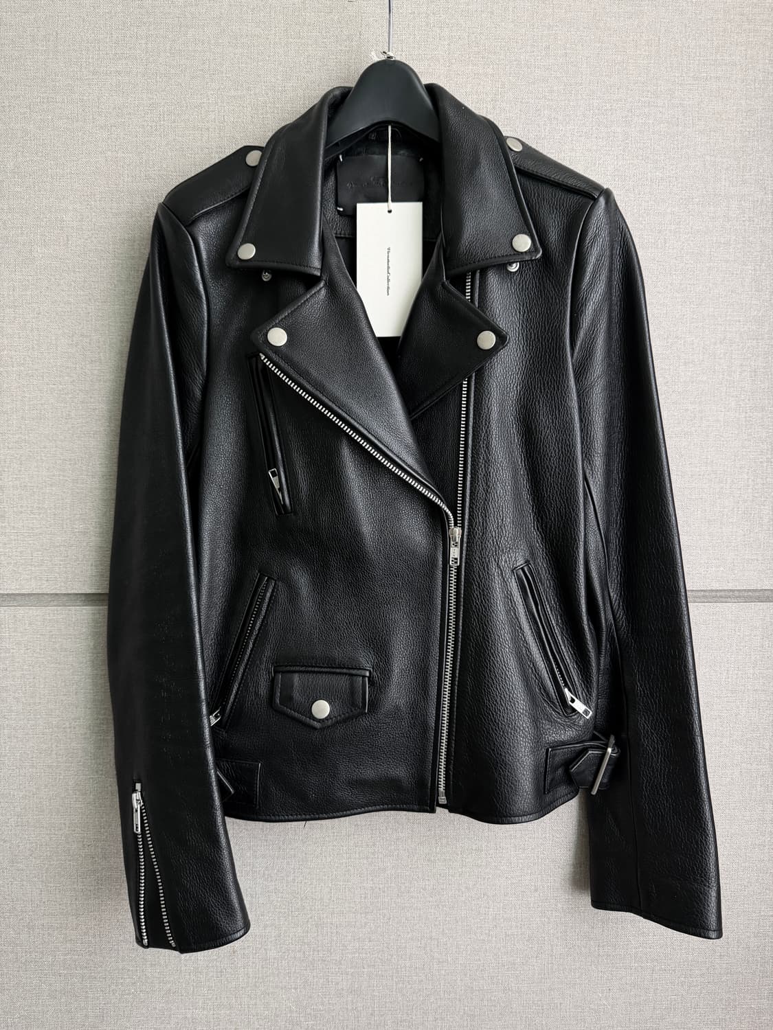 비바스튜디오 리얼 레더 라이더자켓 상품이미지2