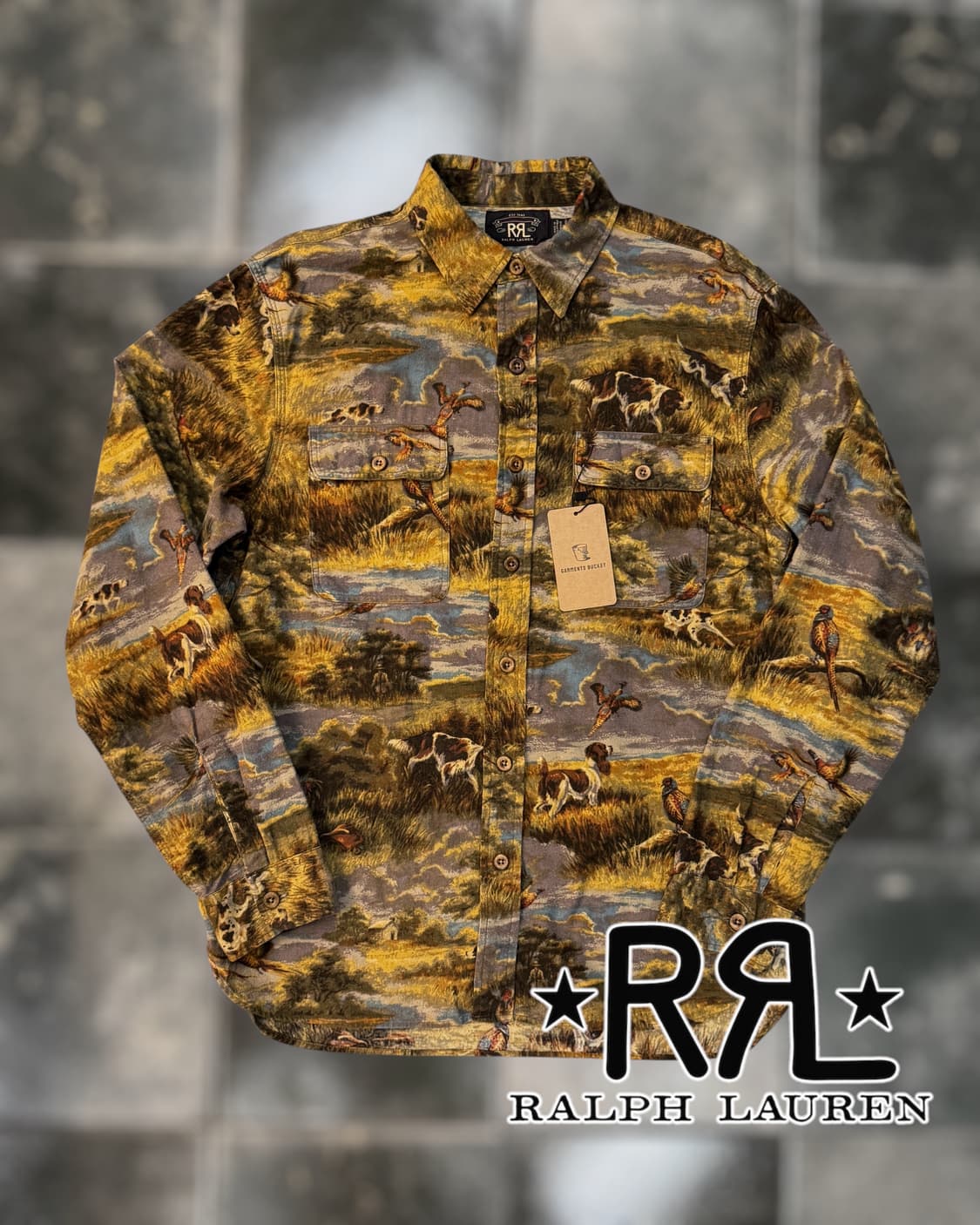 RRL 헌팅 프린트 플란넬 셔츠 상품이미지1