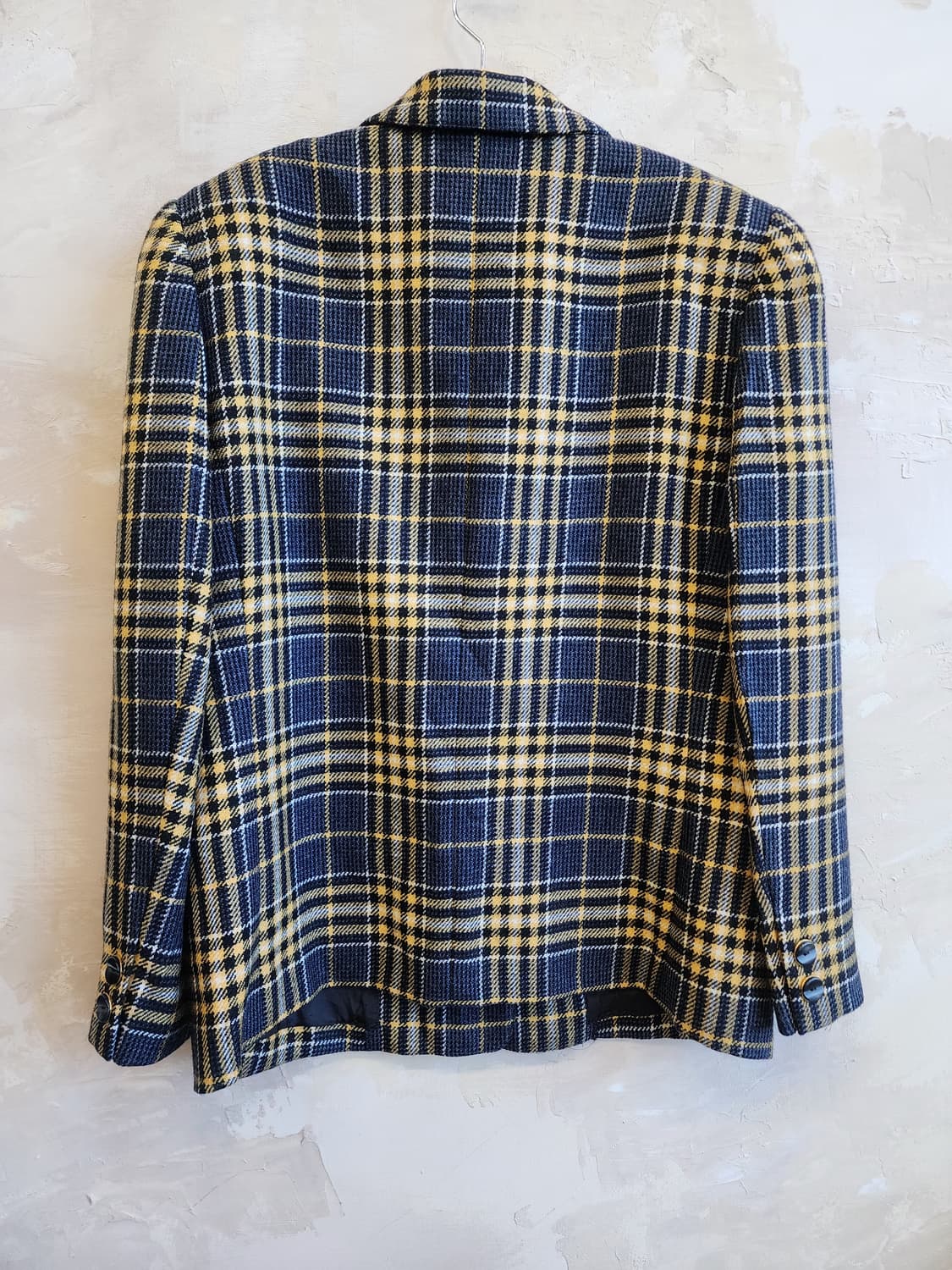 울 체크 자켓 상품이미지4