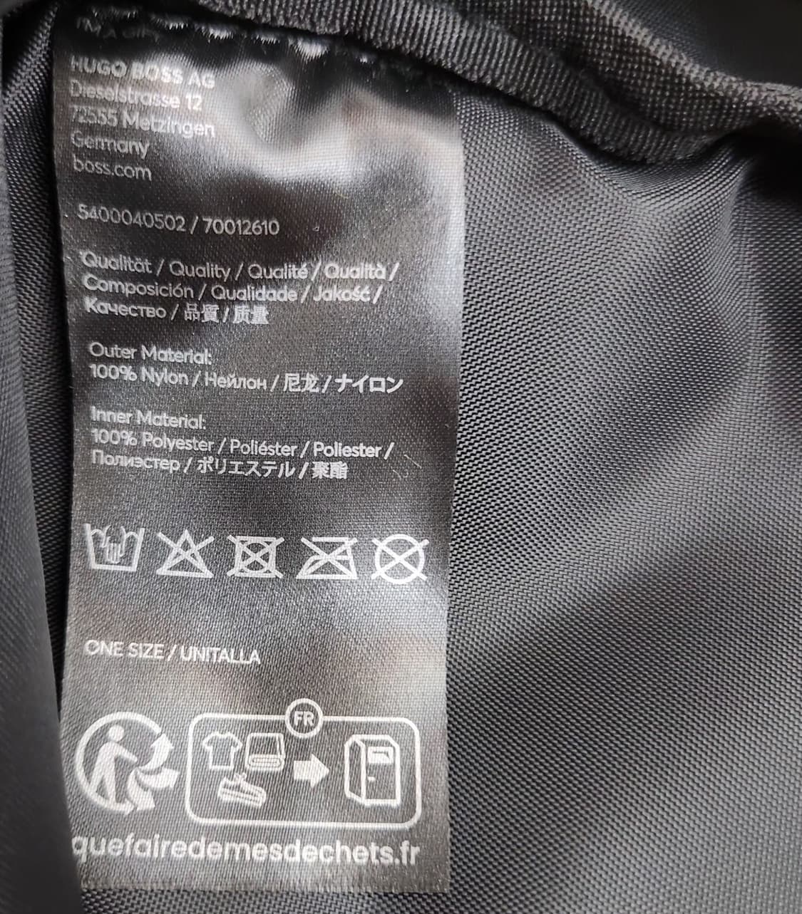 휴고보스 나일론백팩. 새상품 상품이미지4