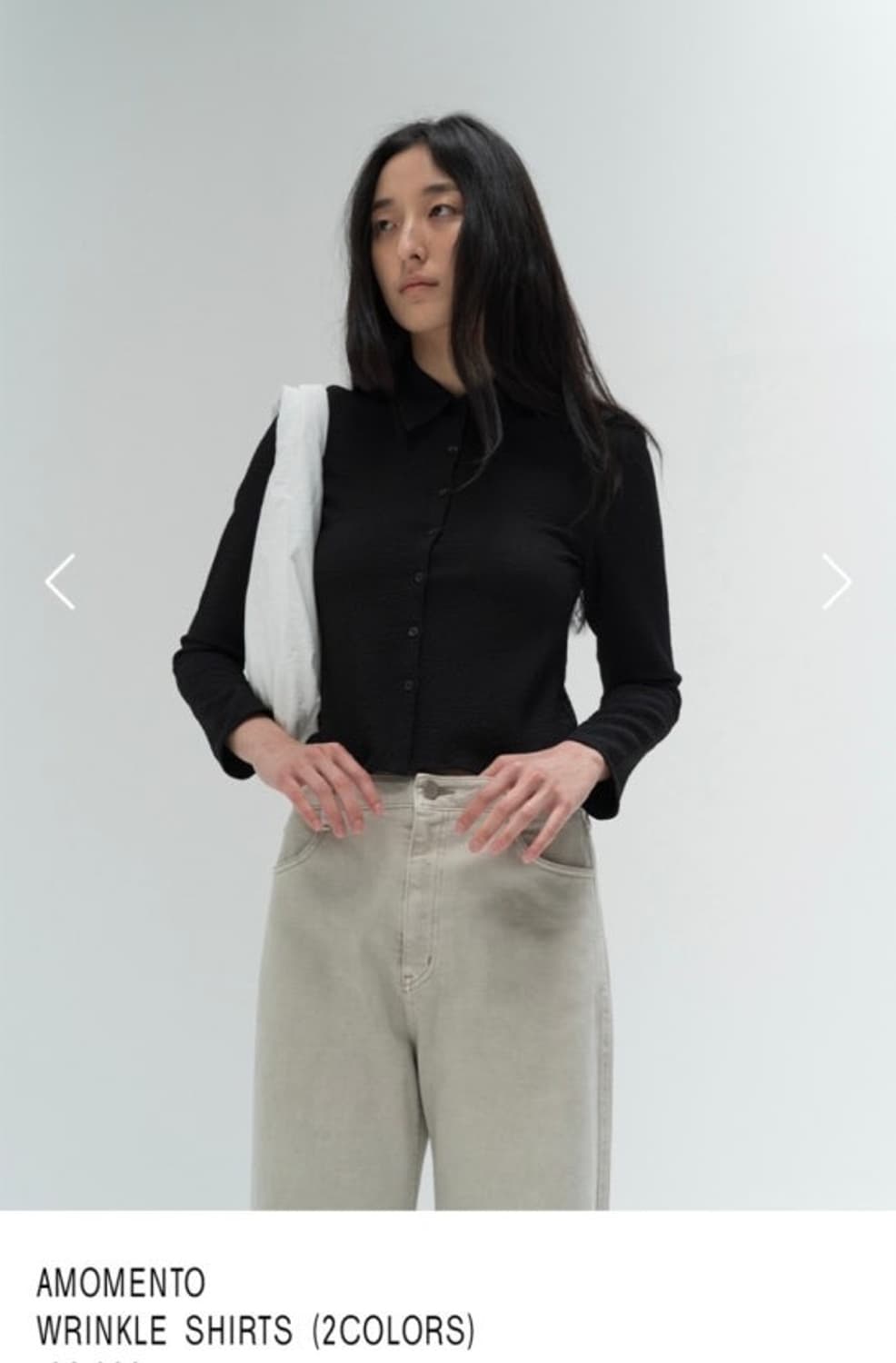 아모멘토 링클 셔츠 상품이미지1