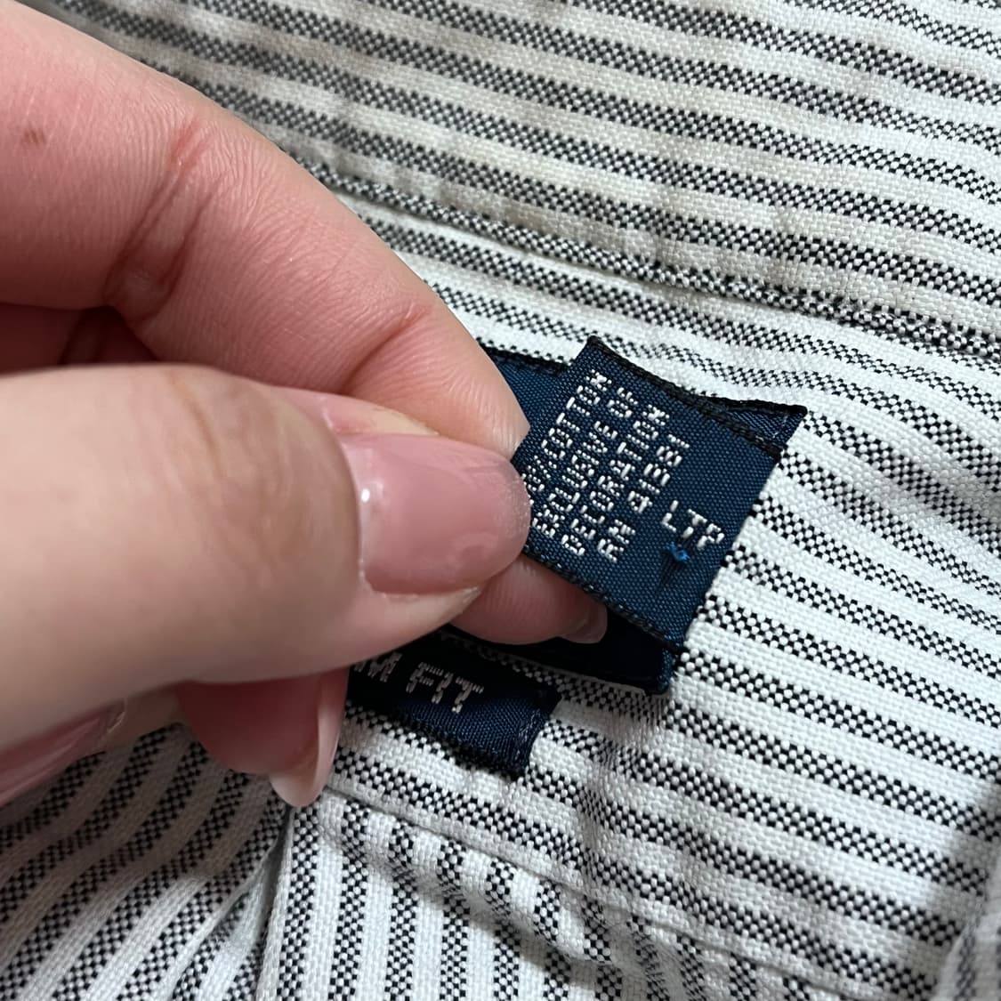 [정품] 폴로 그레이 / 멀티포니 스트라이프 셔츠 [ S ] 상품이미지5