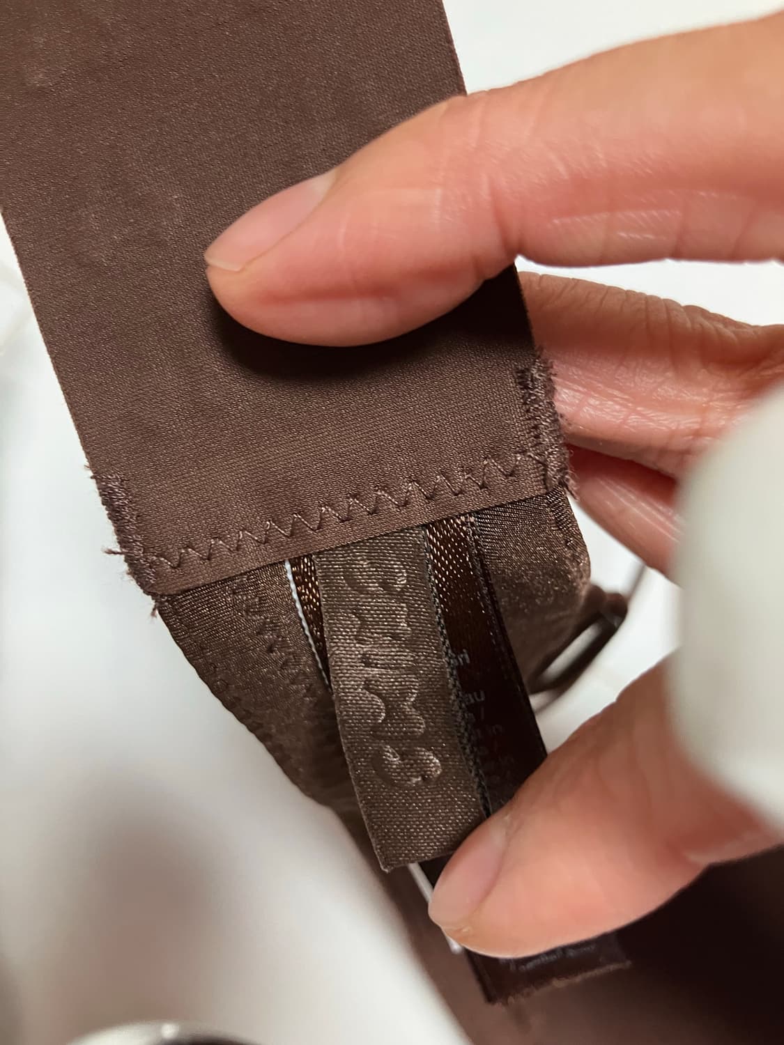 skims 스킴스 브라운 마이크로 스트랩 와이어리스 브라 36b 새거 상품이미지7