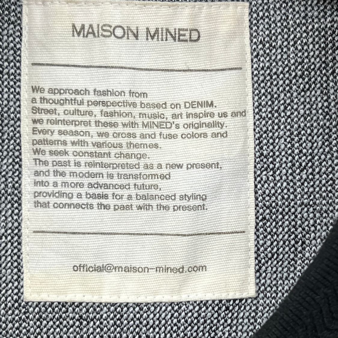 메종미네드 트위드 니트 r3024 상품이미지5