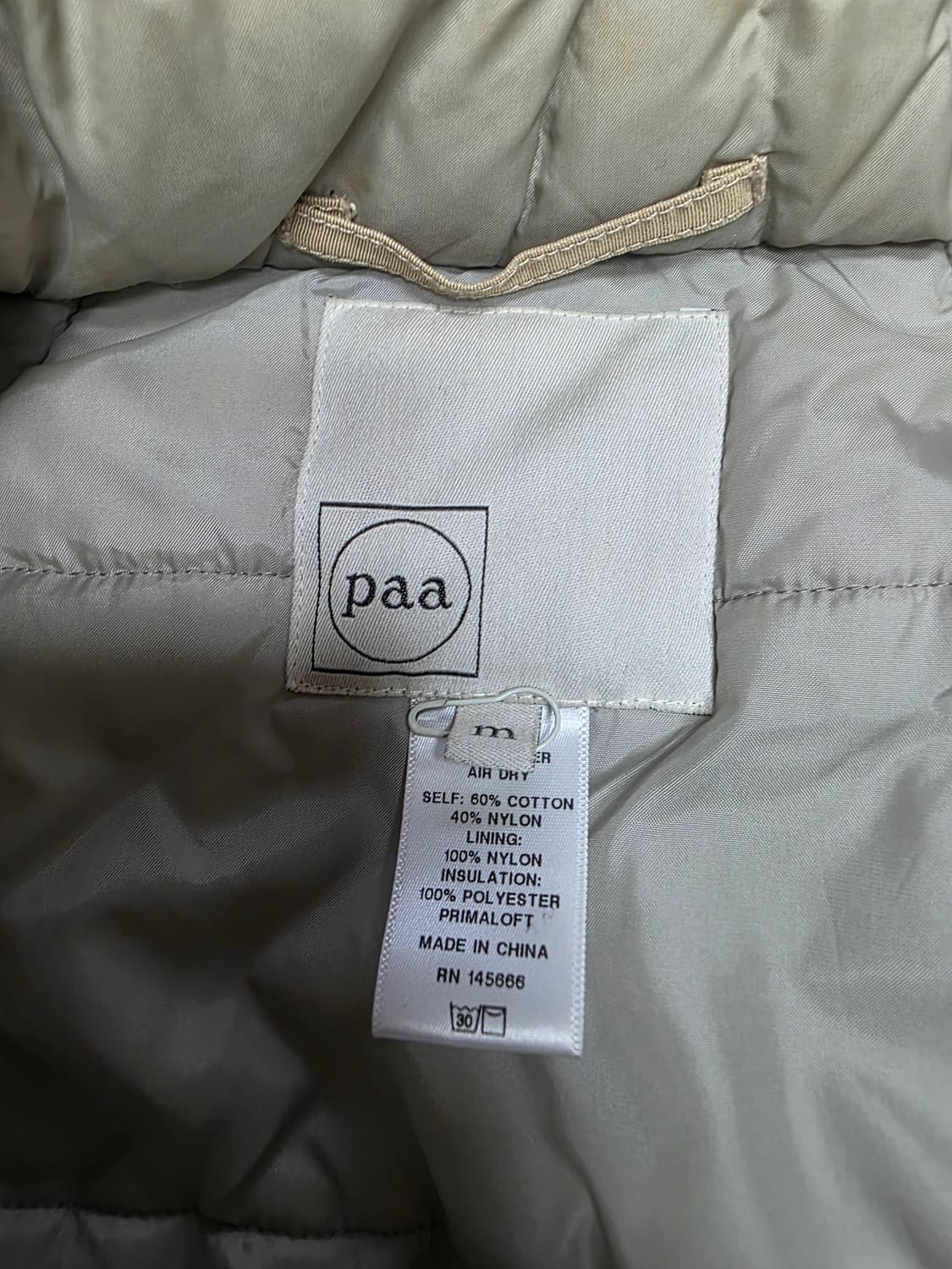 PAA 크레이지 패턴 프리마 로프트패딩 상품이미지2