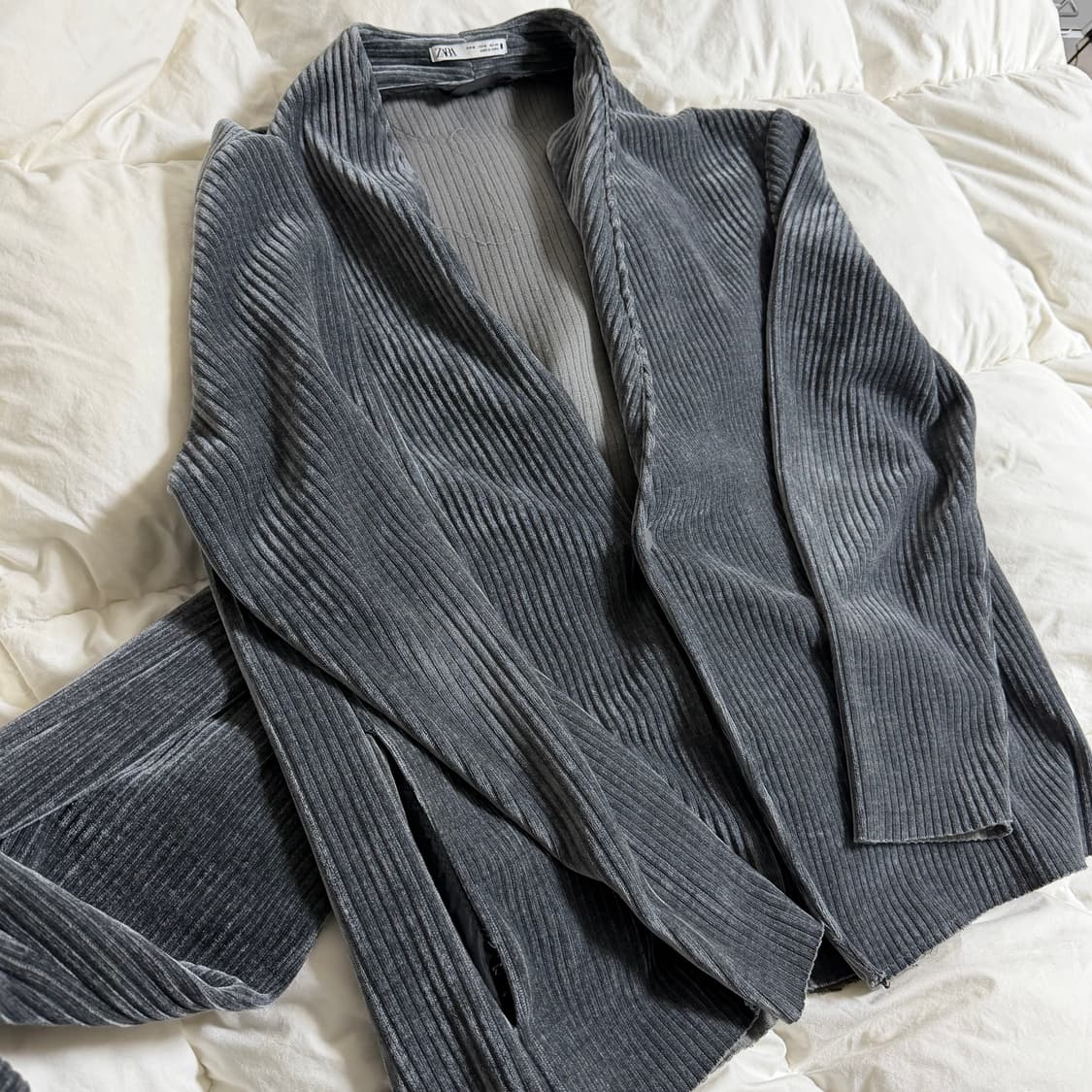 (M) Zara 자라 코듀로이 블레이저 셋업 상품이미지1