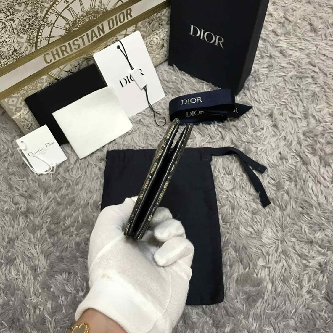 {클로젯}[매장 풀구성] 디올 오블리크 반지갑 상품이미지7