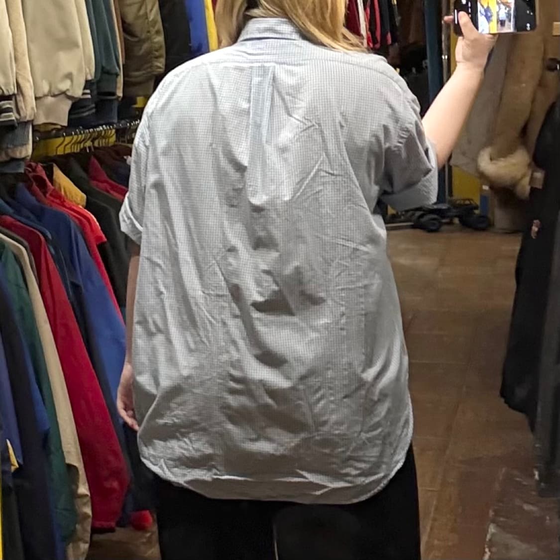 [HI] 폴로 랄프로렌 반팔셔츠 체크 스카이블루  상품이미지5