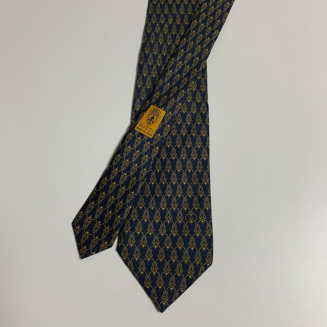 구찌(GUCCI) 기하학적패턴 GG심플로고 명품넥타이 이태리 100실크 상품이미지3