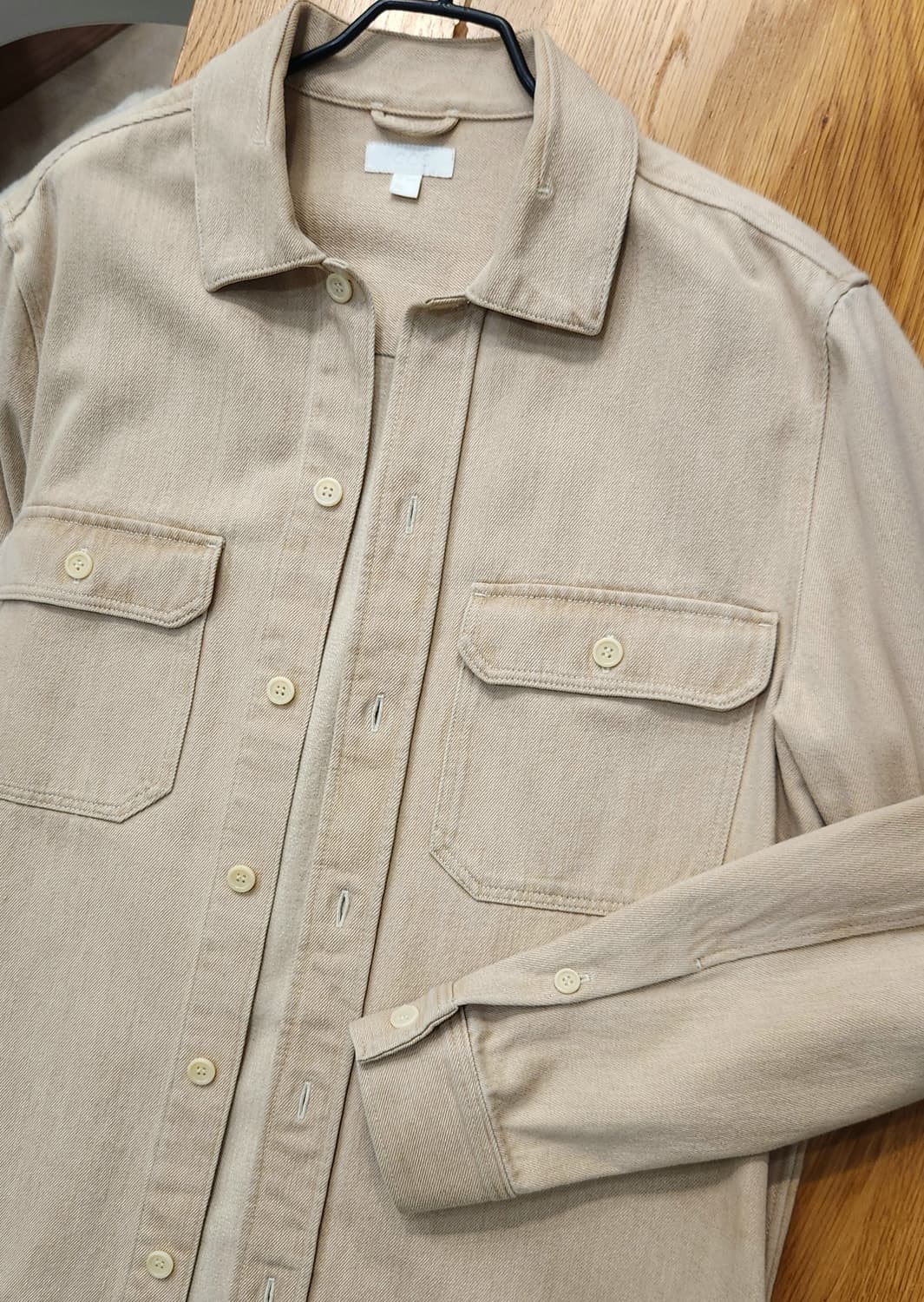(새상품급)COS 코스 남성 베이지 셔츠 자켓 상품이미지5