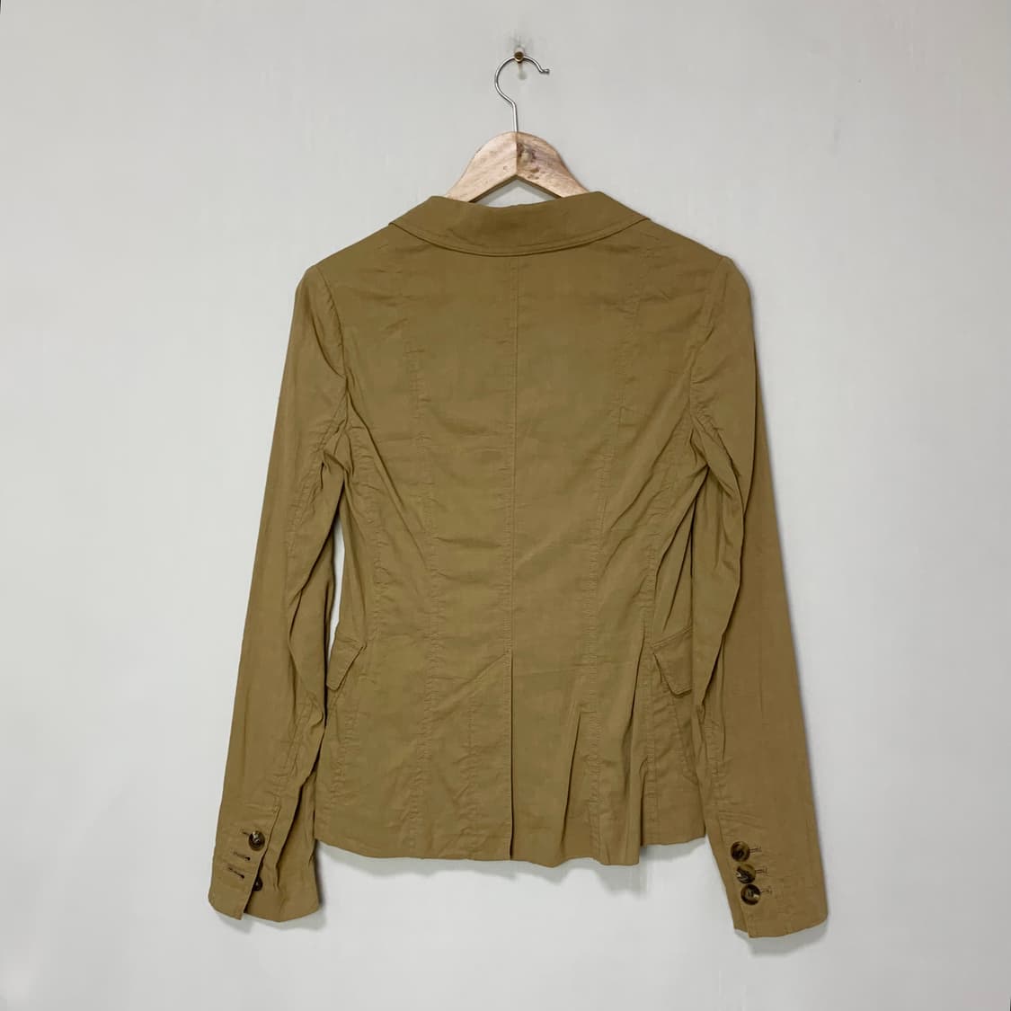 띠어리 슬림 포켓 트렌치 블레이저 린넨 여성 자켓 상품이미지7