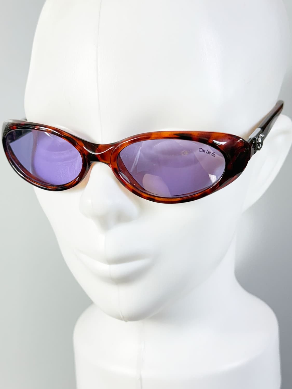 90s One Last Kiss 레오파드 오벌 틴트 빈티지 선글라스 상품이미지9