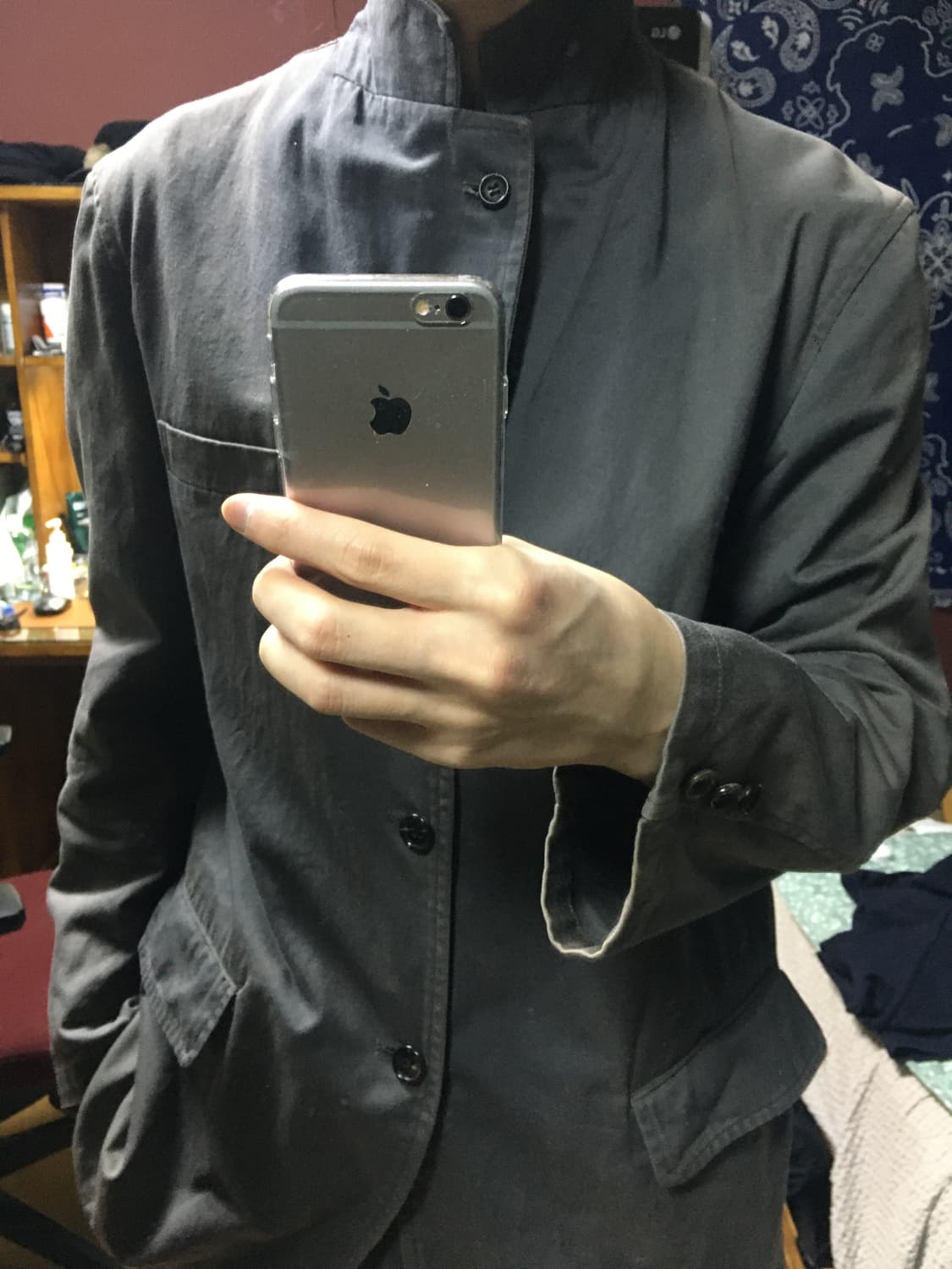 꼼데가르송 다나카 옴므 AD2001  3버튼 자켓 상품이미지1