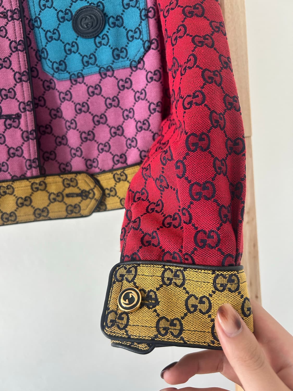 사라마리 X 구찌 파르코 멀티 컬러 크롭 자켓 익스클루시브 상품이미지10