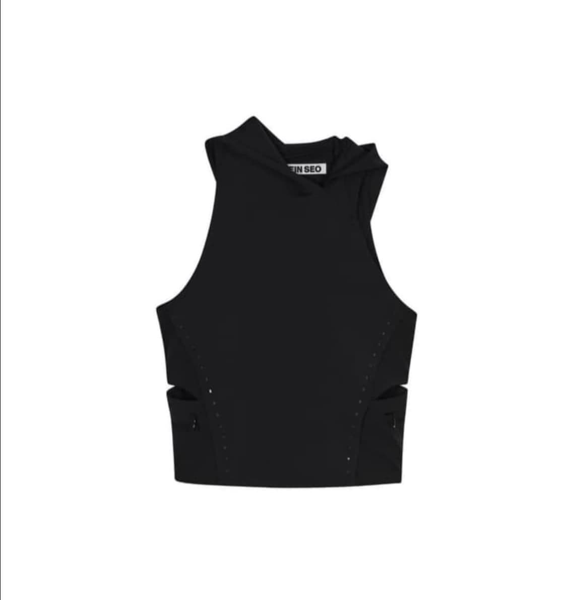HYEINSEO hooded sleeveless (black/3) 상품이미지1