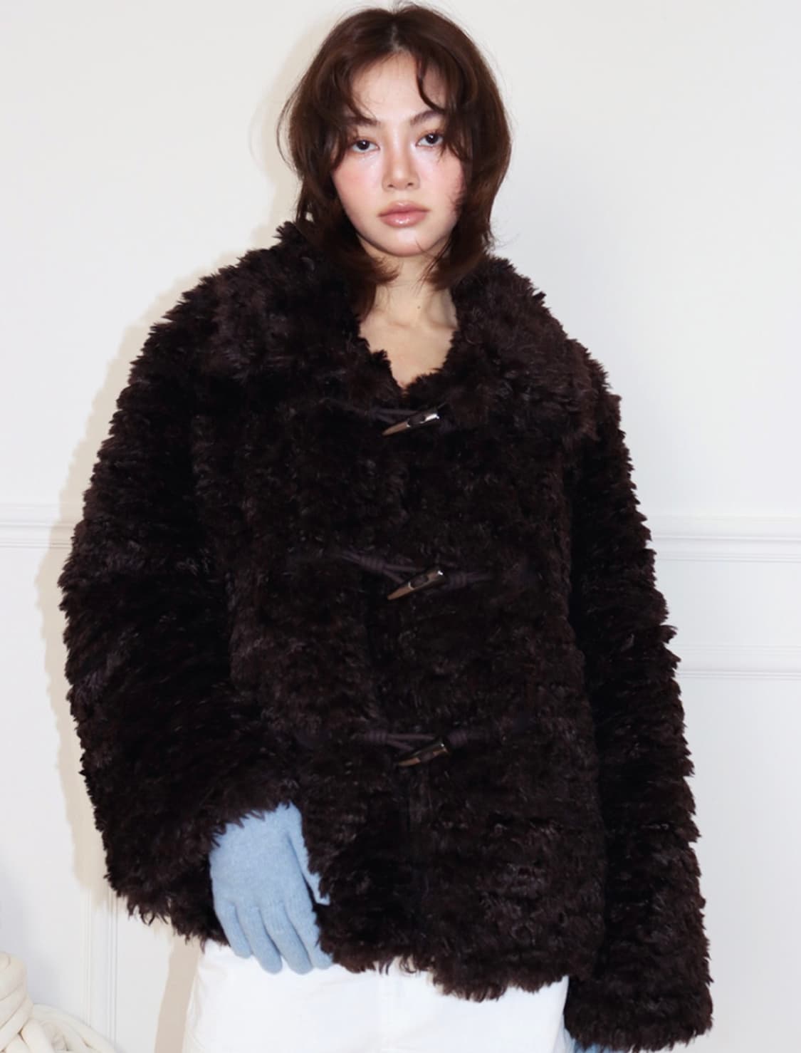 민더리 코지 토글 퍼자켓 (새상품) 상품이미지1