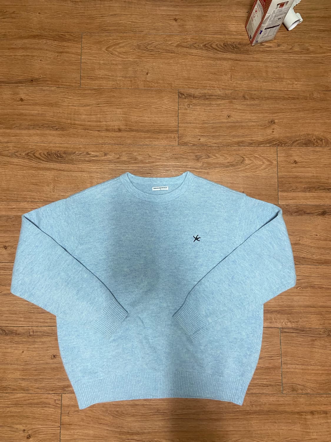 [M] 더콜디스트모먼트 니트 스카이블루 상품이미지2