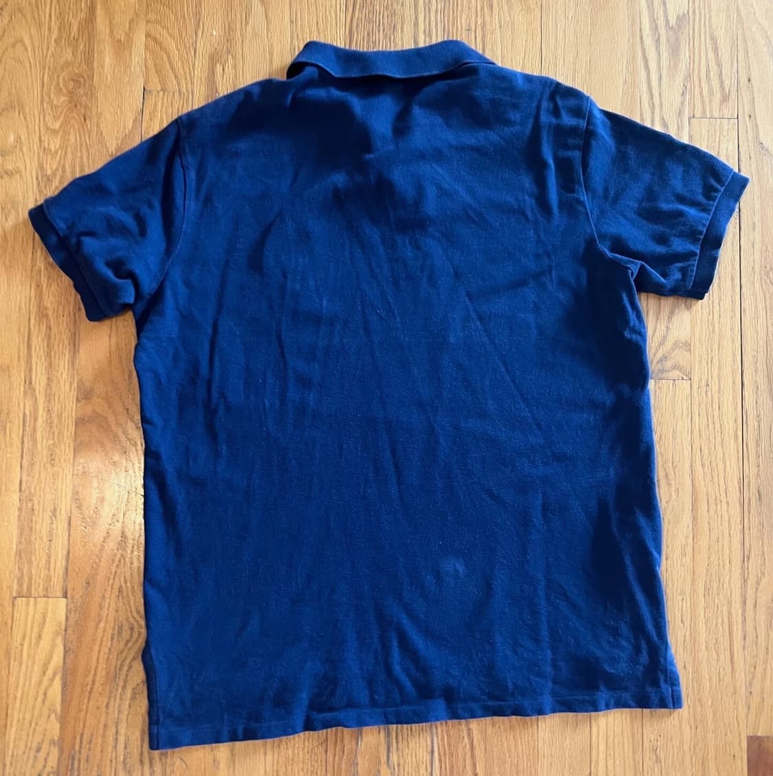 폴로 랄프로렌 빅포니 반팔 카라티 네이비 화이트 상품이미지3