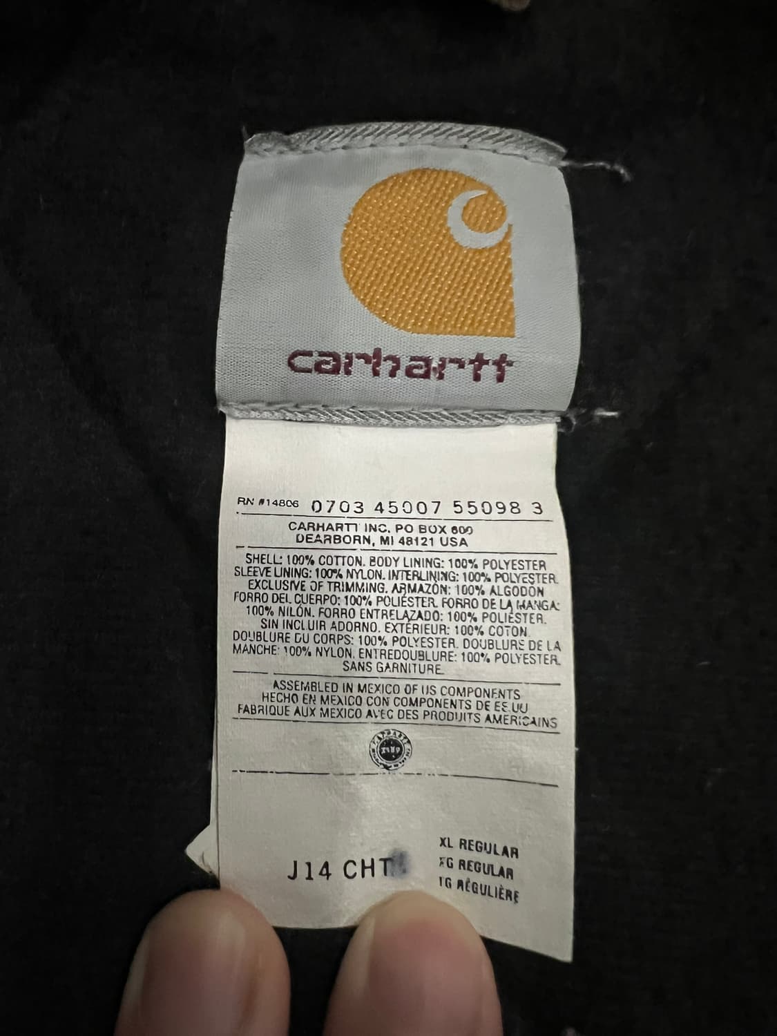 (XL)칼하트 산타 페 자켓 J14 CHT 체스트 넛 상품이미지4