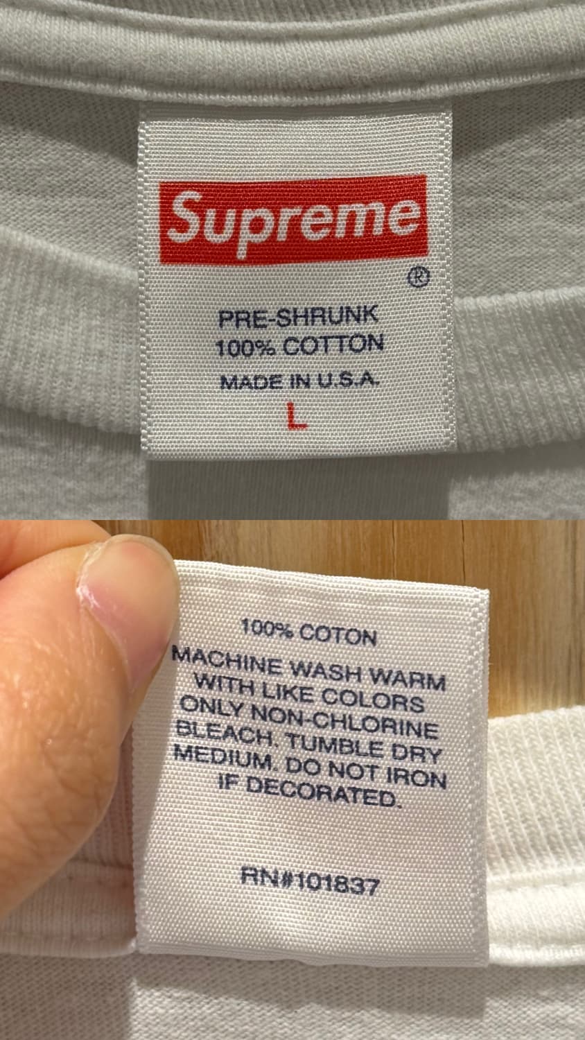 슈프림 슬랩 샷 반팔 티셔츠 상품이미지10