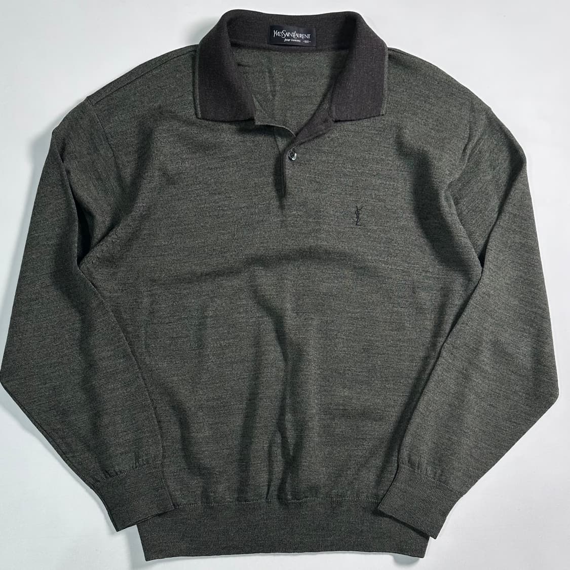 90s 입생로랑 카라 울 니트  상품이미지1