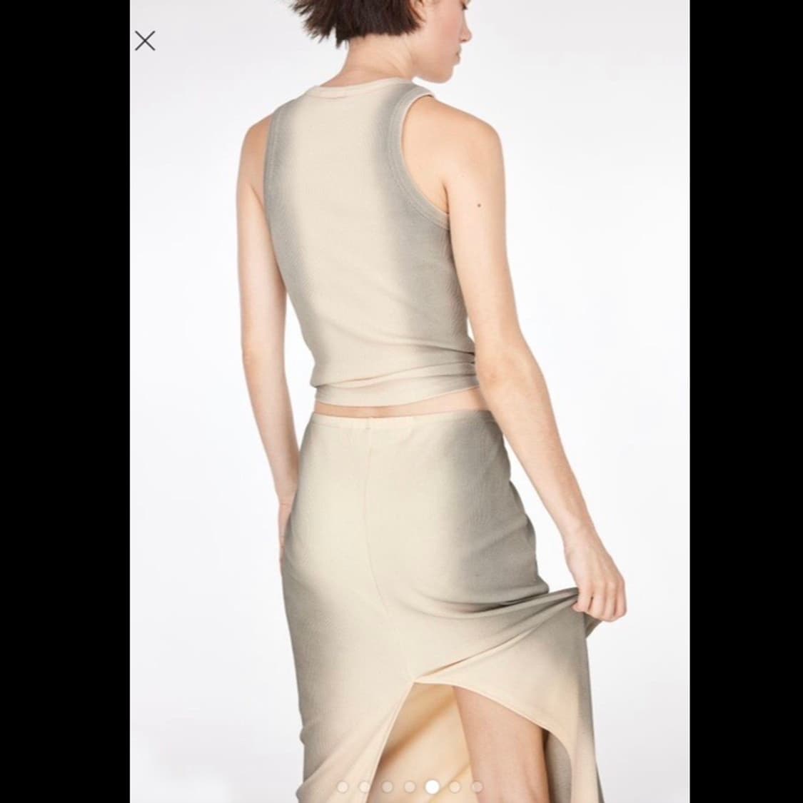 h&m 에이치앤엠 리브드 펜슬 스커트 (새상품) 상품이미지10