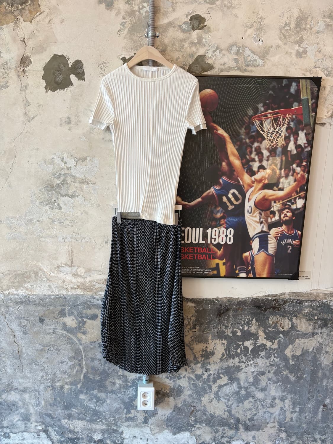 Helmut Lang Asymmetric White Pleats Top 상품이미지7