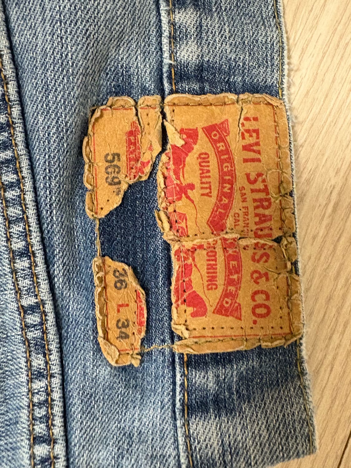 리바이스 빈티지 569 플레어핏 데님 상품이미지3