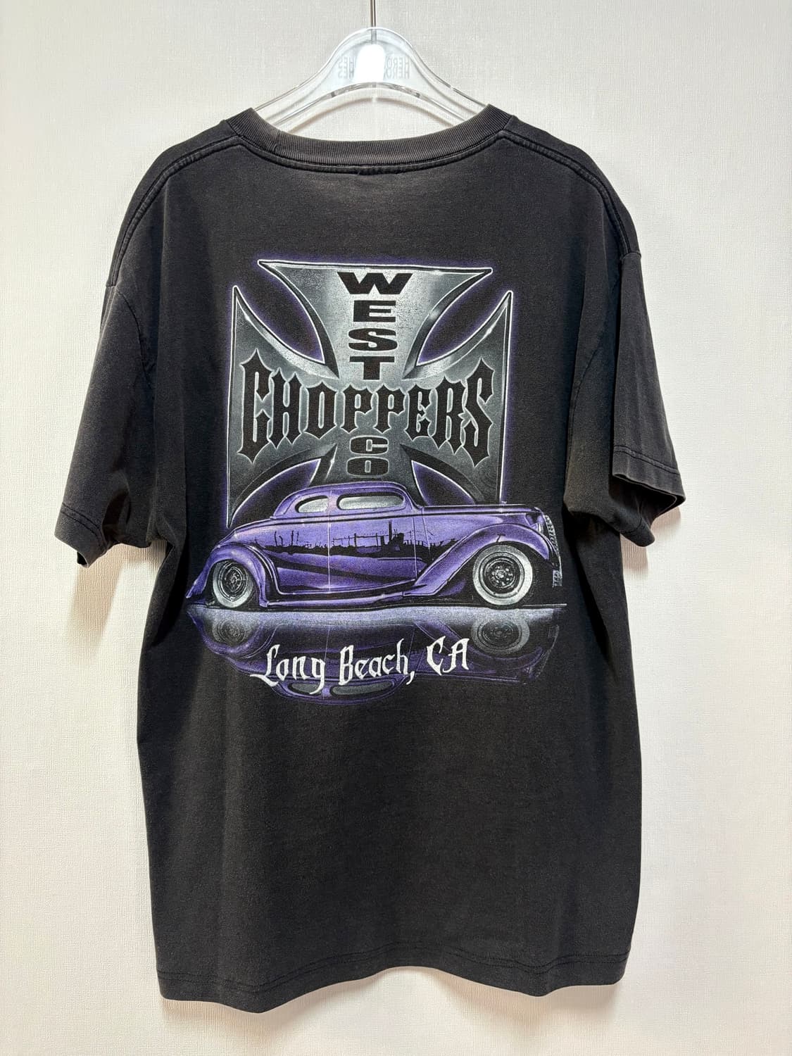 [L] West Coast Choppers 크롬 반팔 티셔츠 상품이미지2