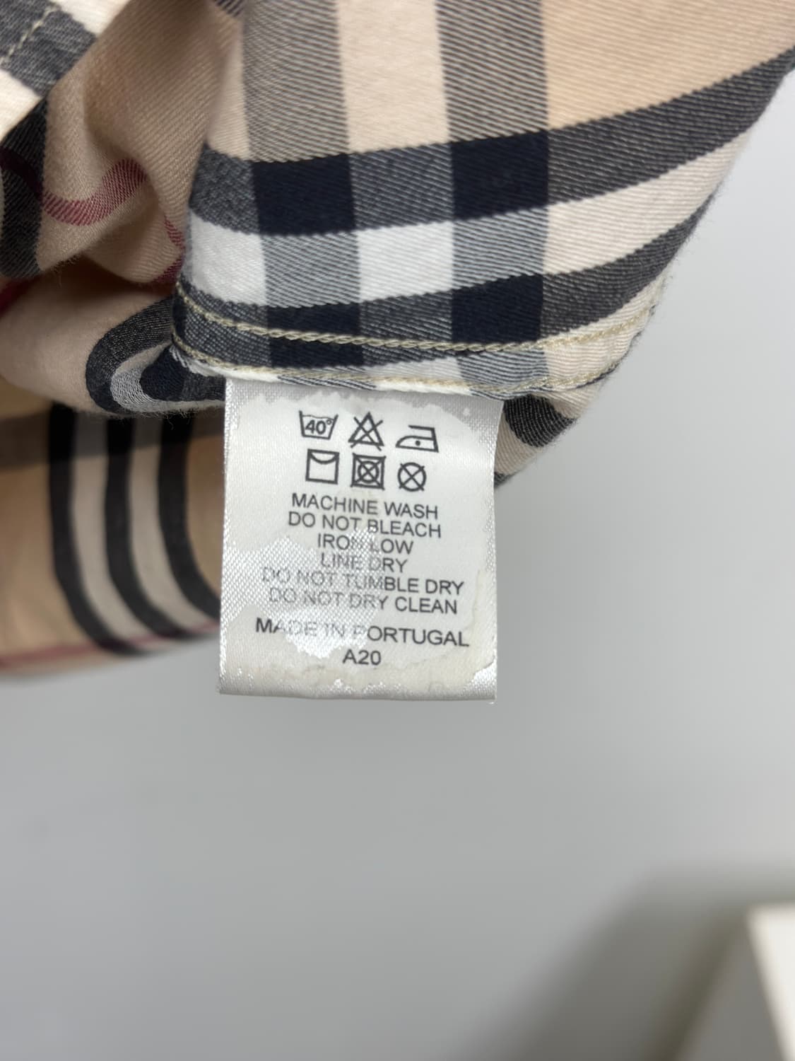 버버리 노바체크 반팔 셔츠  상품이미지7