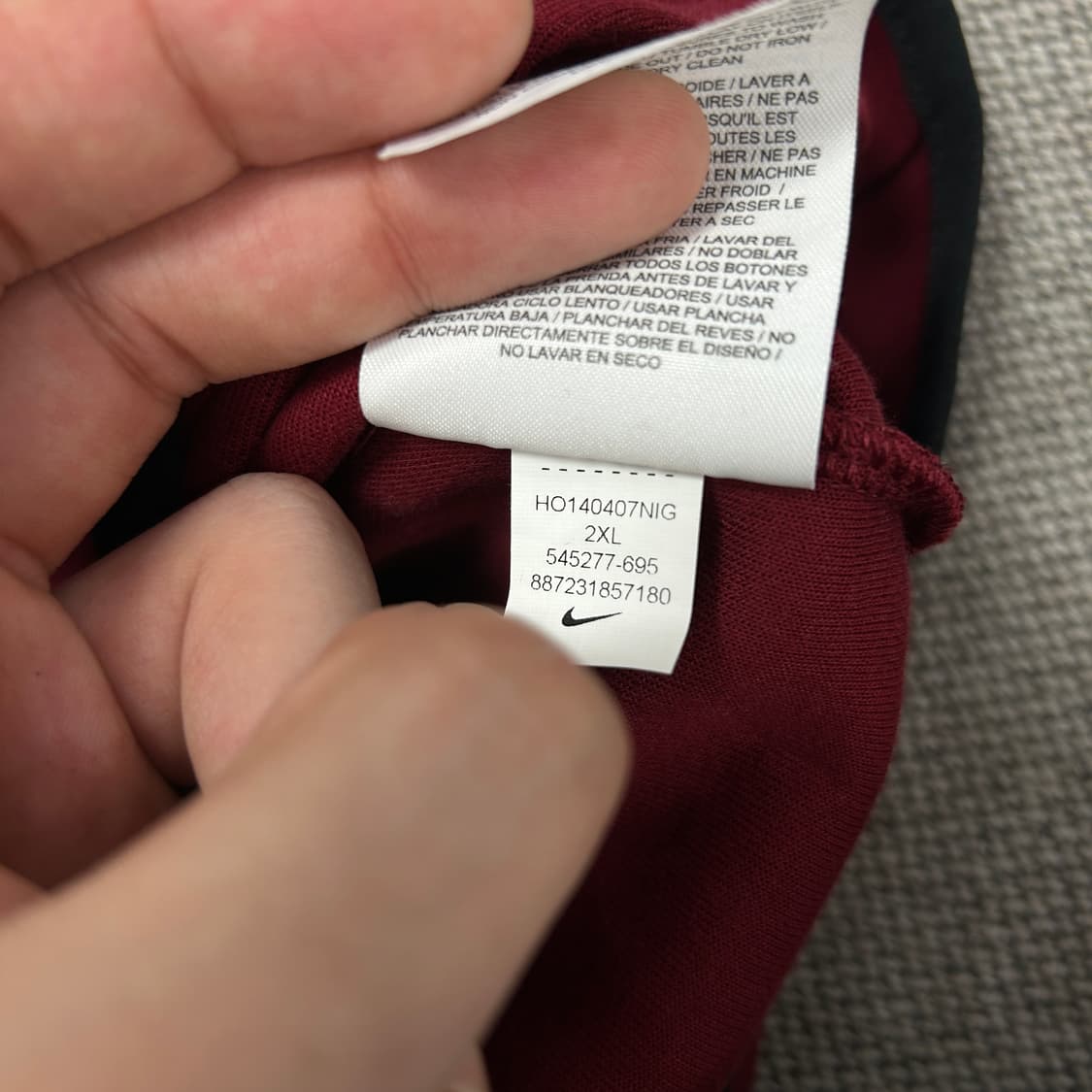 나이키 라이즈 소희 버건디 테크팩(2XL) 상품이미지4
