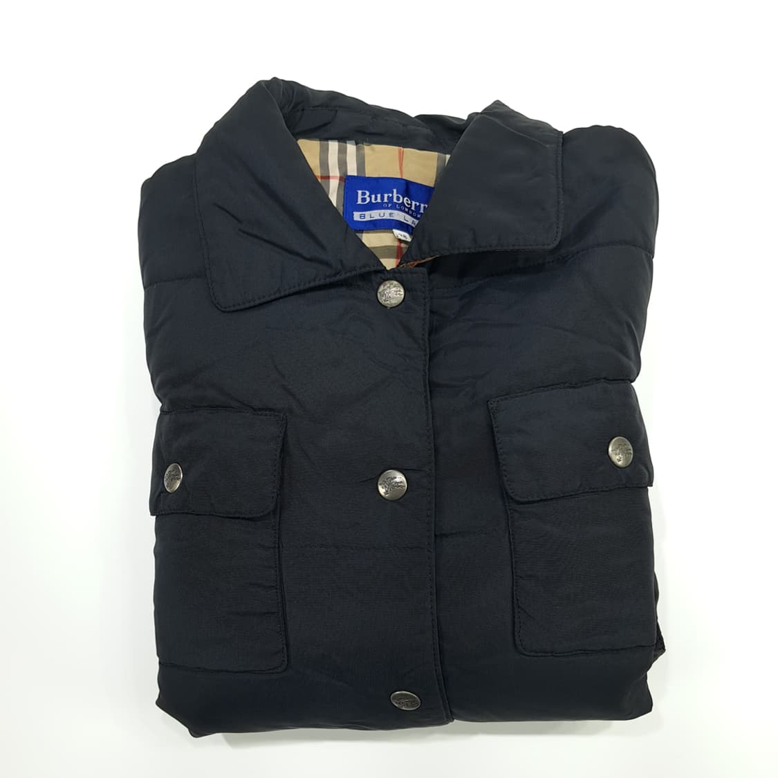 CN653W M 버버리 블루라벨 블랙 큐프라 패딩 자켓 상품이미지10